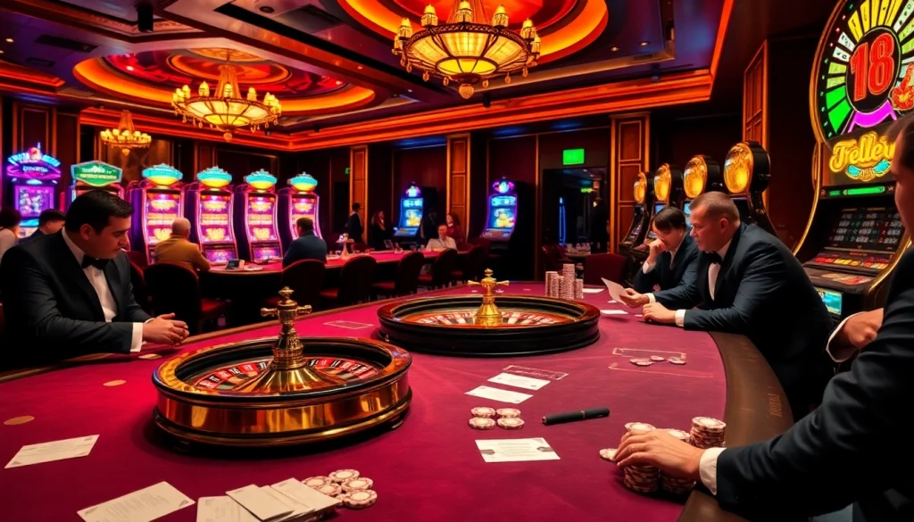 Join the excitement at https://f8beta2.me/ with players enjoying roulette and vibrant slot machines.