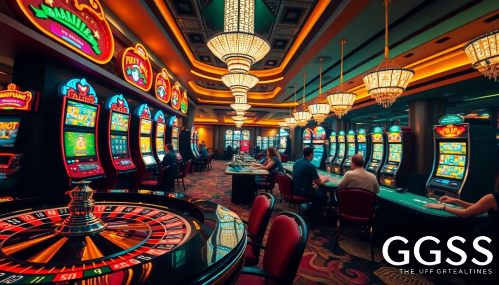 Experience GGSS at the roulette table with players enjoying thrilling casino action.