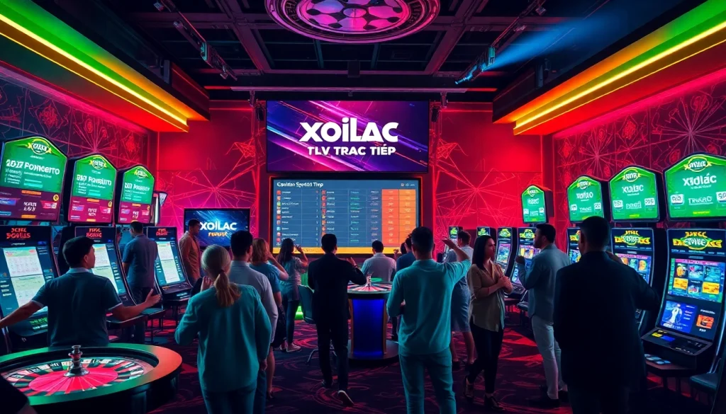 Experience the thrill of betting on Xoilac TV Trực Tiếp while surrounded by vibrant casino excitement and winning opportunities.